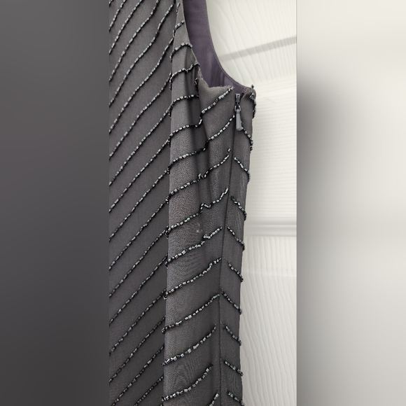 Emanuel Ungaro Gray Beaded Sleeveless Blouse Size 4/38 - Picture 3 of 7